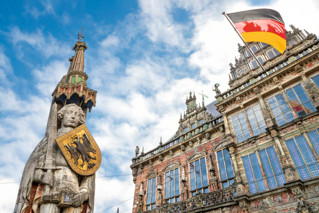 Roland-Statue und Bremer Rathaus