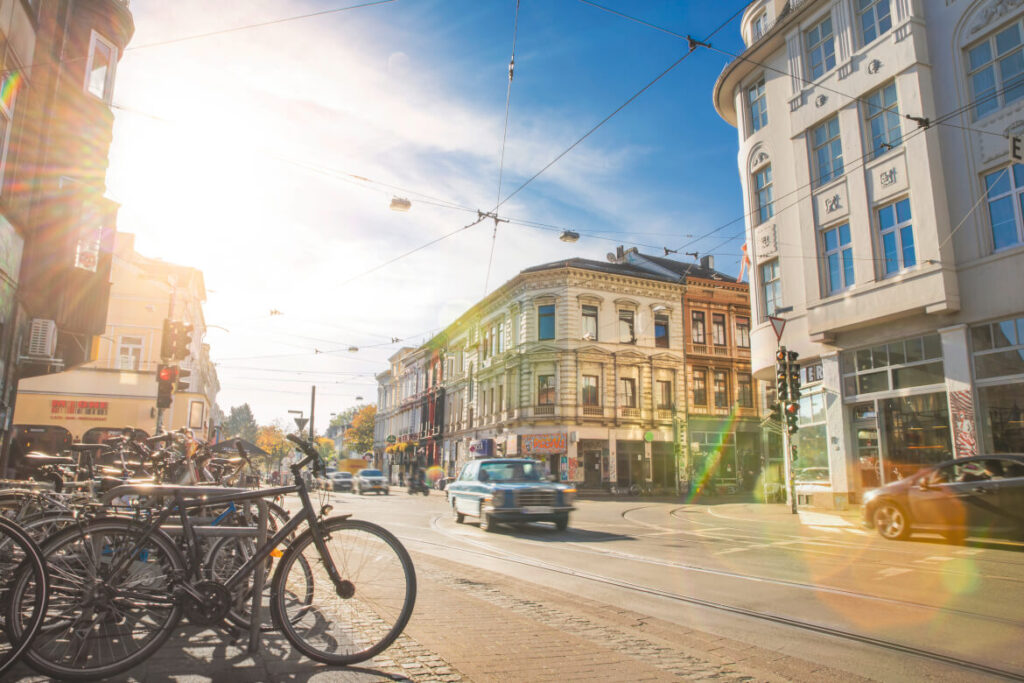 Sielwallkreuzung im Bremer Viertel